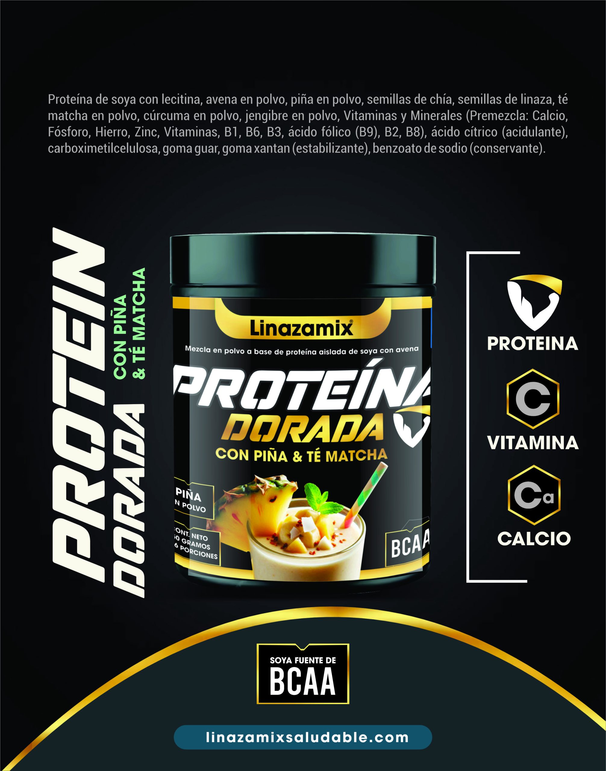 PROTEINA DORADA 850GR - Imagen 2