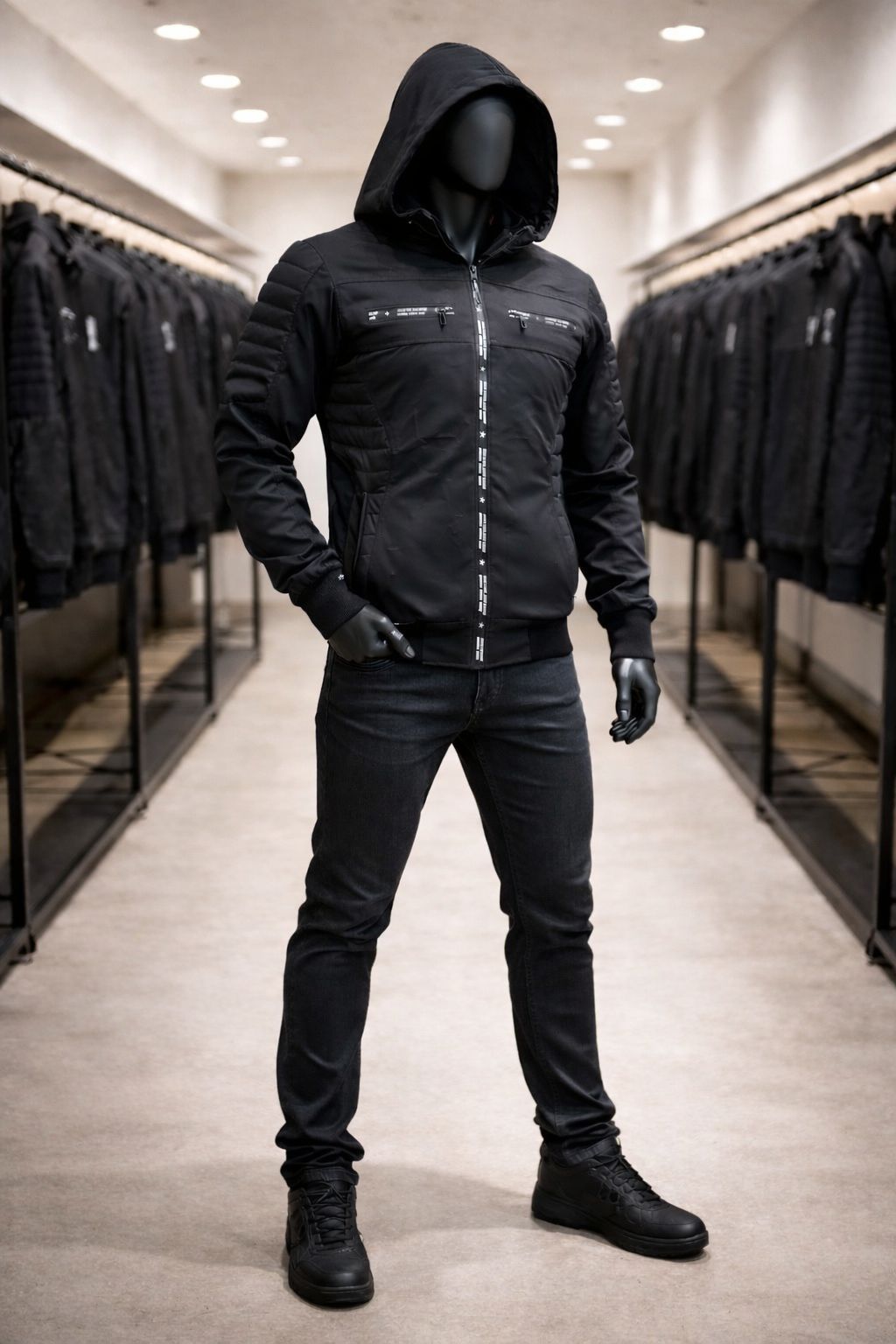 CHAQUETA HOMBRE CAPOTA BLACK - Imagen 2